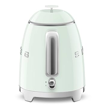SMEG ミントグリーン 電気ケトル SMEG】イタリアンレトロ 0.8L ミニ電気ケトル ピンクグリーン